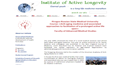 Desktop Screenshot of activelongevity.com